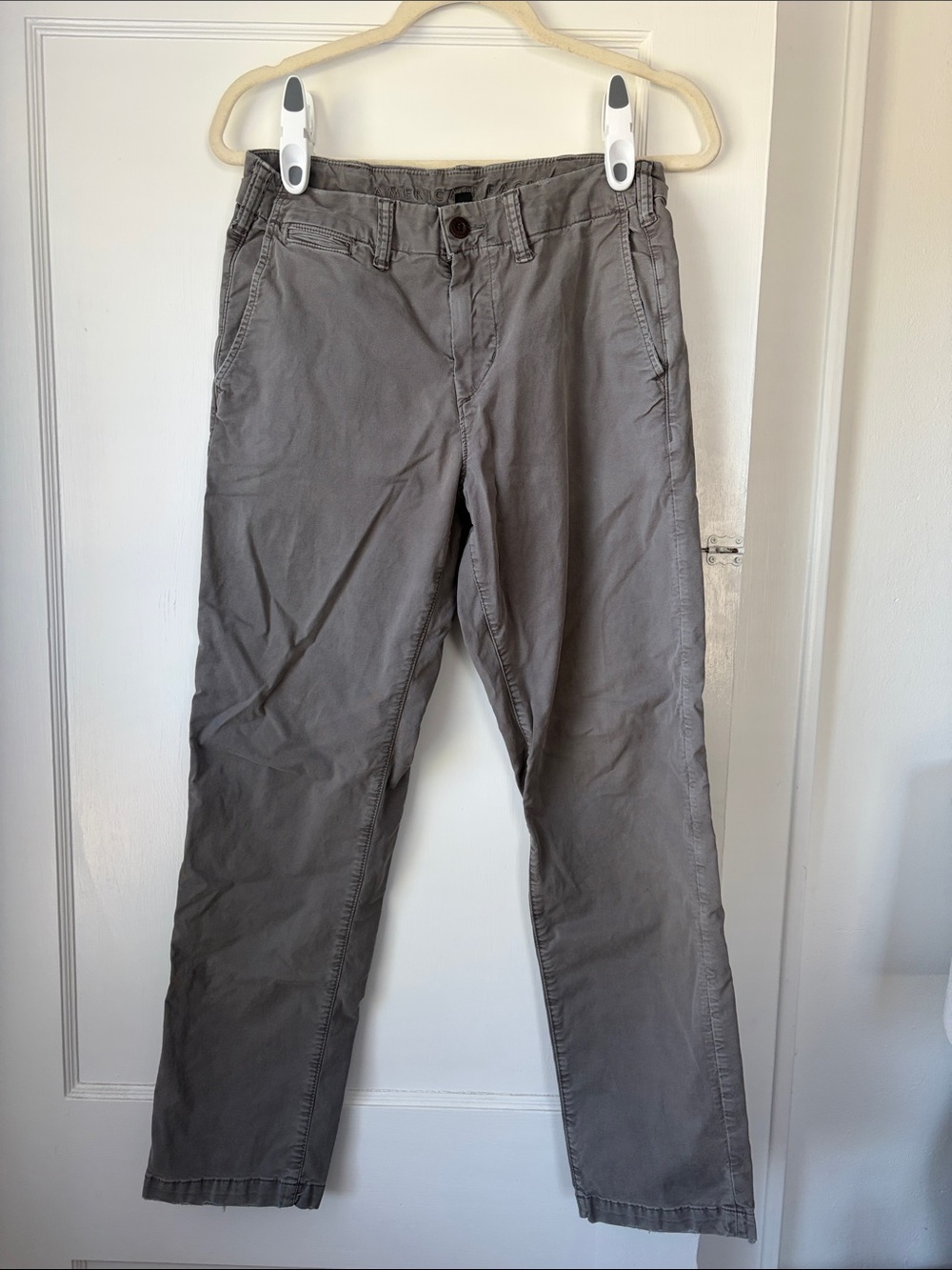 American Eagle - Men's Gray Casual Chino Pants